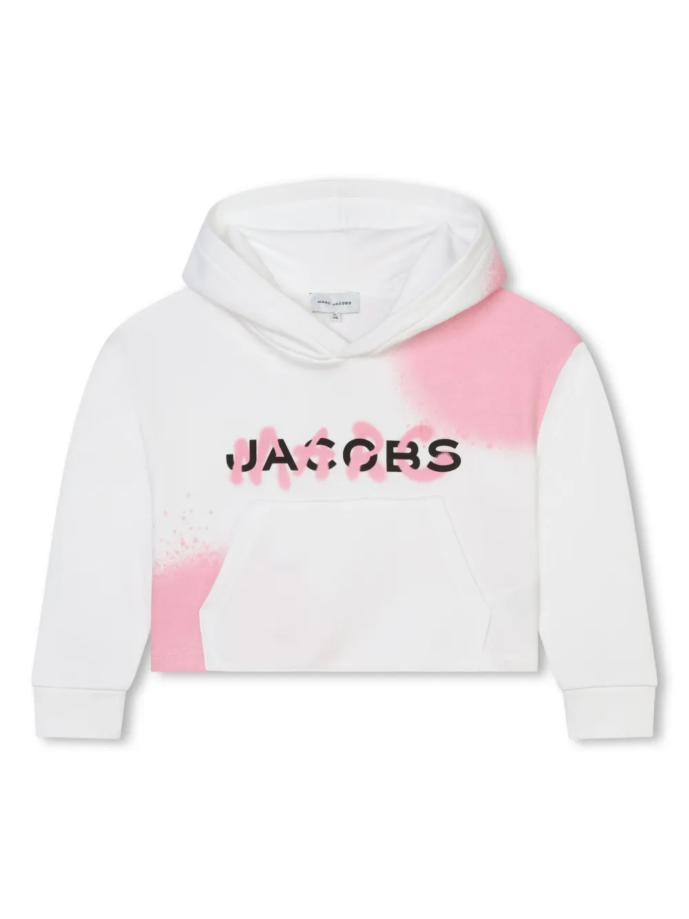 

Худи с эффектом разбрызганной краски Marc Jacobs Kids, белый