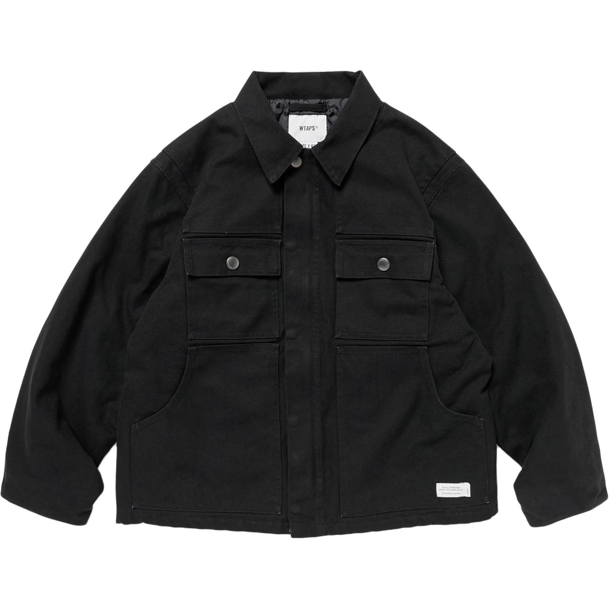 

Куртки FW25 Мужские с отворотом, средней высоты, другие Wtaps, черный