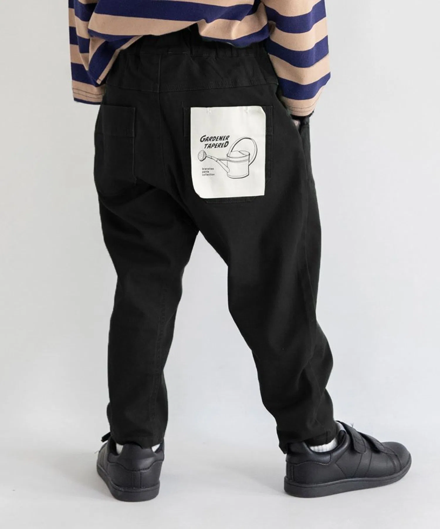 Детские брюки-карго branshes, зауженные, чёрные