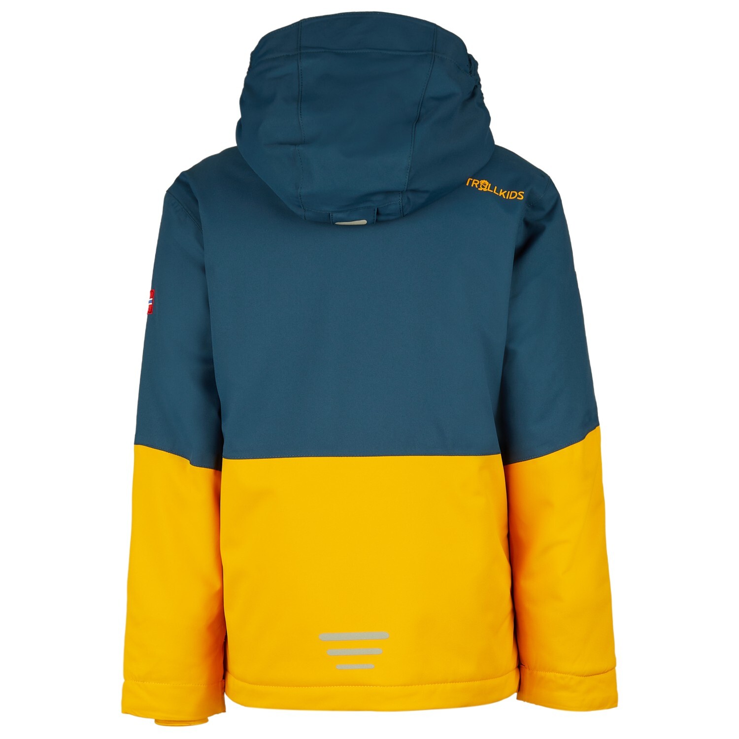 Зимняя куртка Trollkids Kid's Hallingdal, цвет Bright Green/Navy — фото 4