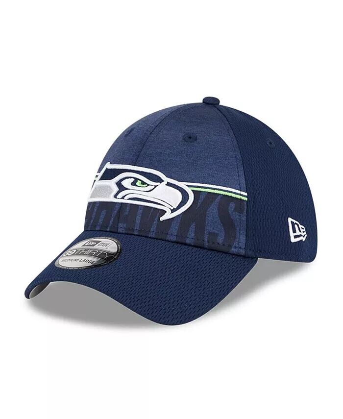 

Мужская темно-синяя шапка Seattle Seahawks 2023 NFL Training Camp 39THIRTY Flex Fit New Era