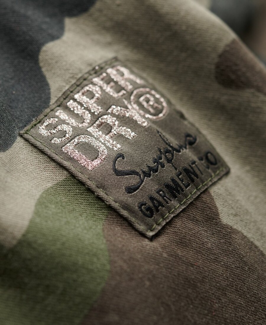 Куртка межсезонная Superdry Military M65, зеленый — фото 4