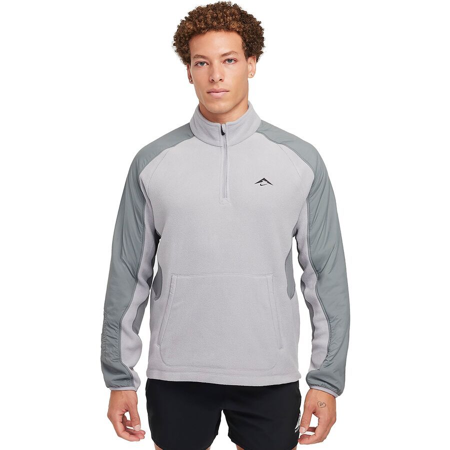 

Куртка Nike Polartec Trail Fleece 1/4-Zip Nike, Cement Grey/Smoke Grey/Black