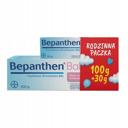 

Детская защитная мазь, набор 100 г + 30 г Bepanthen
