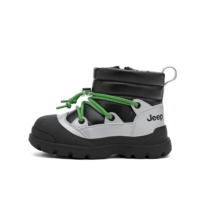 Детские зимние ботинки Mid top Jeep, dream синий/хаки коричневый[warmth lock-walk on snow] — фото 3