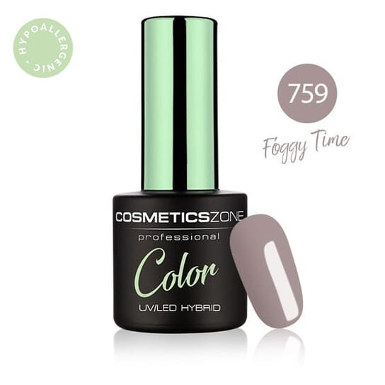 

Гипоаллергенный гибридный лак для ногтей, Foggy Time 759, 7мл Cosmetics Zone