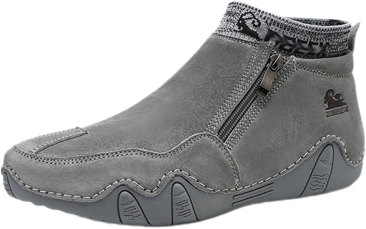 

мужские итальянские сандали beck из замши ручной работы Boxpopla, серый