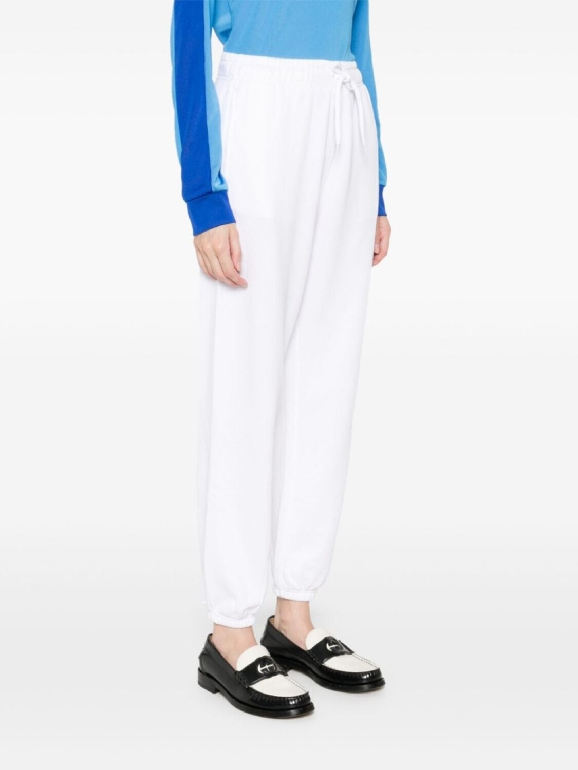 Polo Ralph Lauren спортивные штаны с вышивкой Polo Pony, белый — фото 3