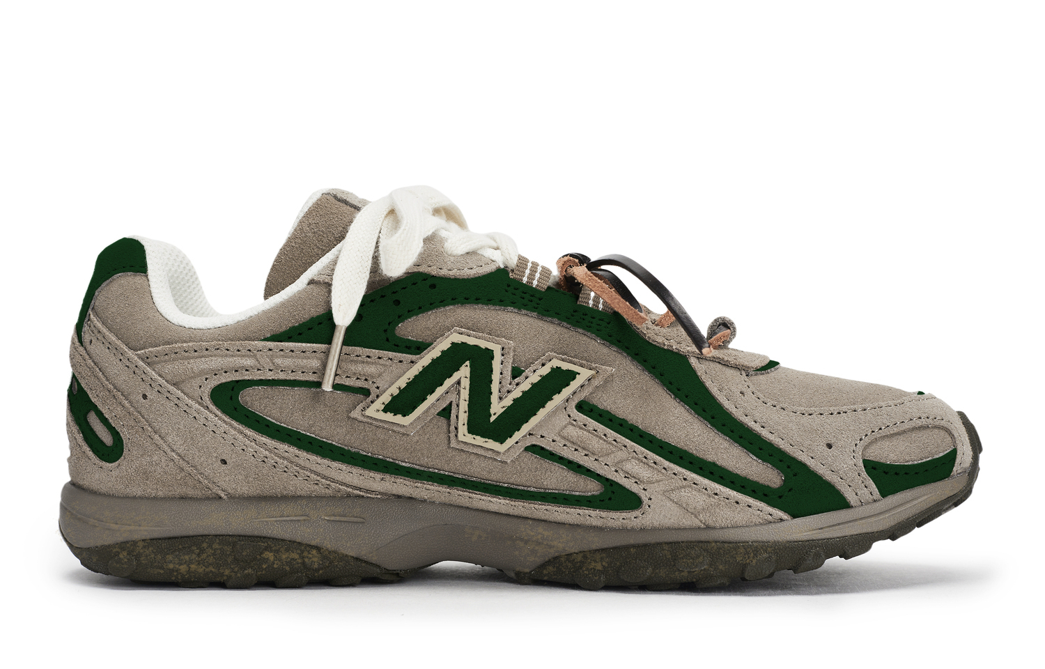 New Balance Кеды Casual Unisex 204L низкие светло-умбра коричнево-зеленые, цвет Brown Green — фото 4