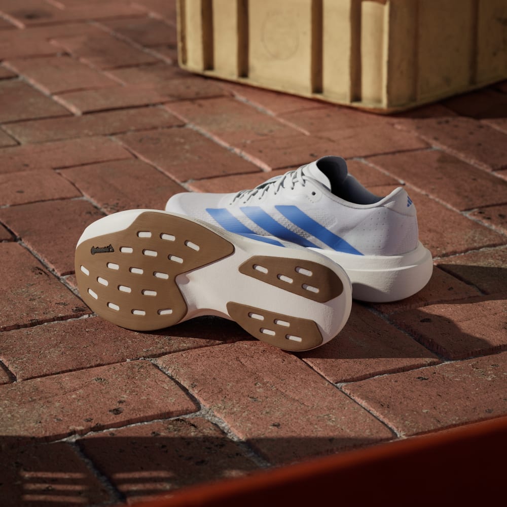 Кроссовки Adidas Adizero EVO SL Shoes, цвет Cloud White/Blue Fusion/Off White — фото 3