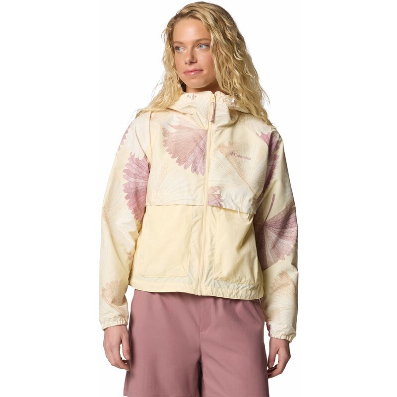 

Ветровка Schlupfjacke Spie Valley с принтом Columbia, цвет lemon wash rays, lemon wash