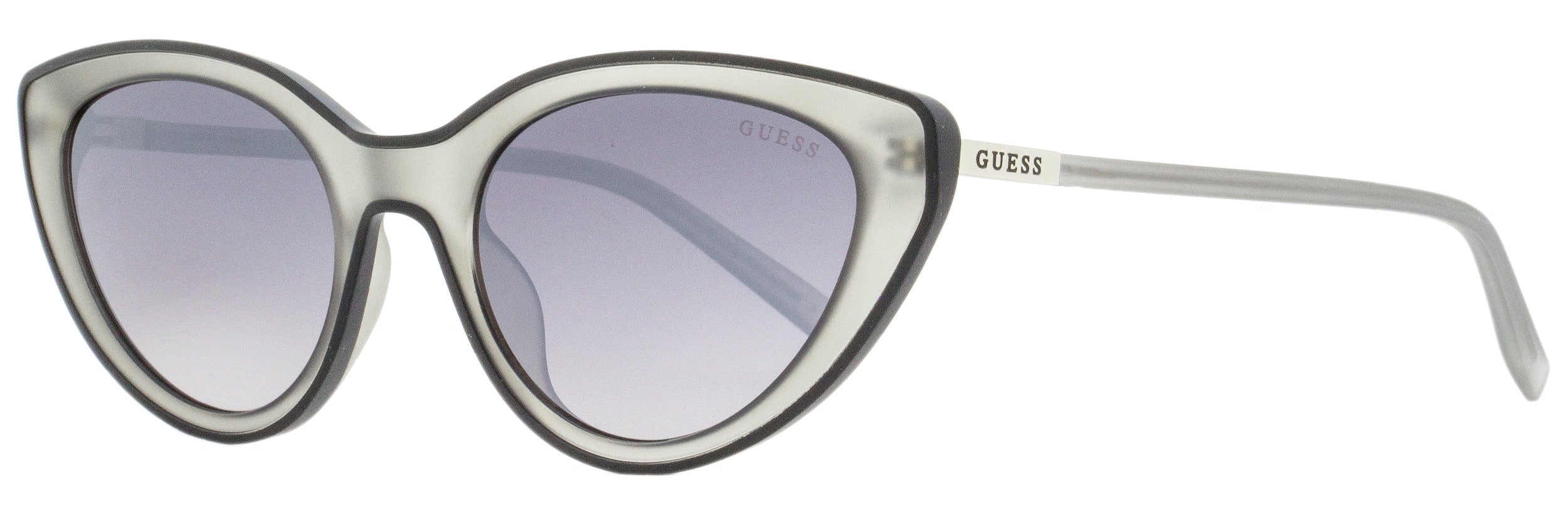 

Женские солнцезащитные очки Guess Cateye GU3061 20C матовые прозрачные серые 54 мм