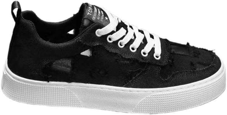 

Мужские повседневные дышащие кеды. Сделаны из канвы. С противоскользящей и износостойкой подошвой Fusecottc, черный