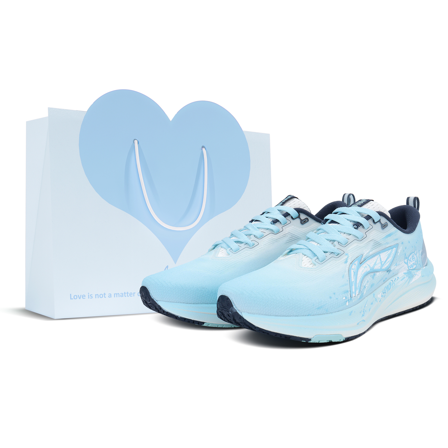 

LINING Кроссовки для бега Red Hare 8 Cushioning, износостойкие, низкие, повседневные, унисекс