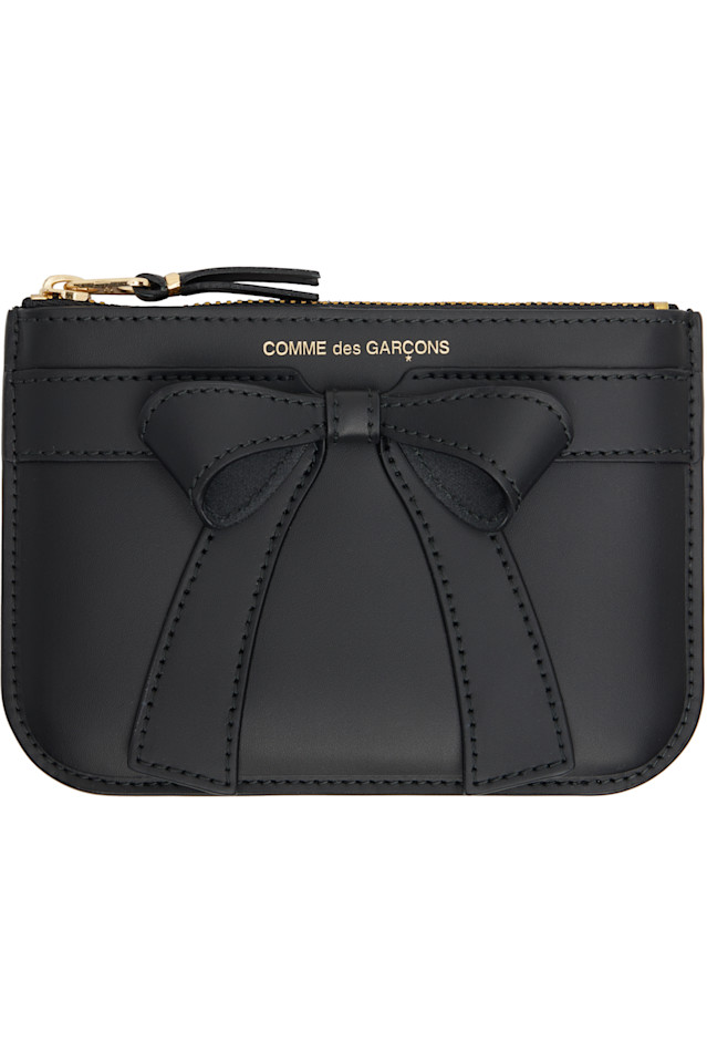 

Кошелёк с большим бантом Comme Des Garçons Wallets, черный