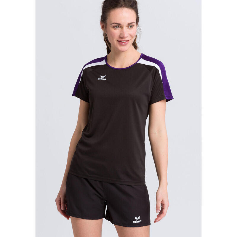 

Спортивная футболка Erima, цвет schwarz/schwarz/violett