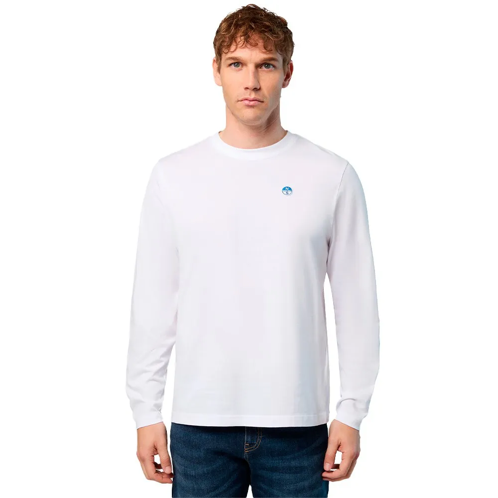 

Футболка North Sails Basic Bollo long sleeve, белый