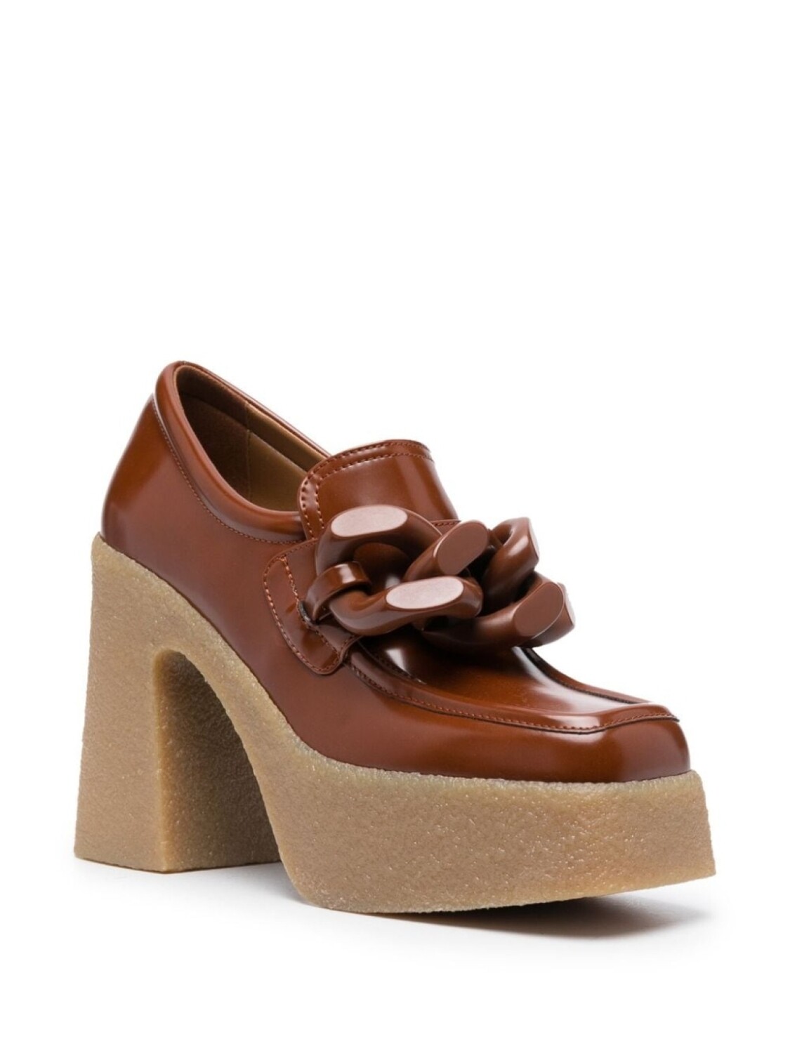 Stella McCartney туфли Skyla 110 с квадратным носком, коричневый — фото 2