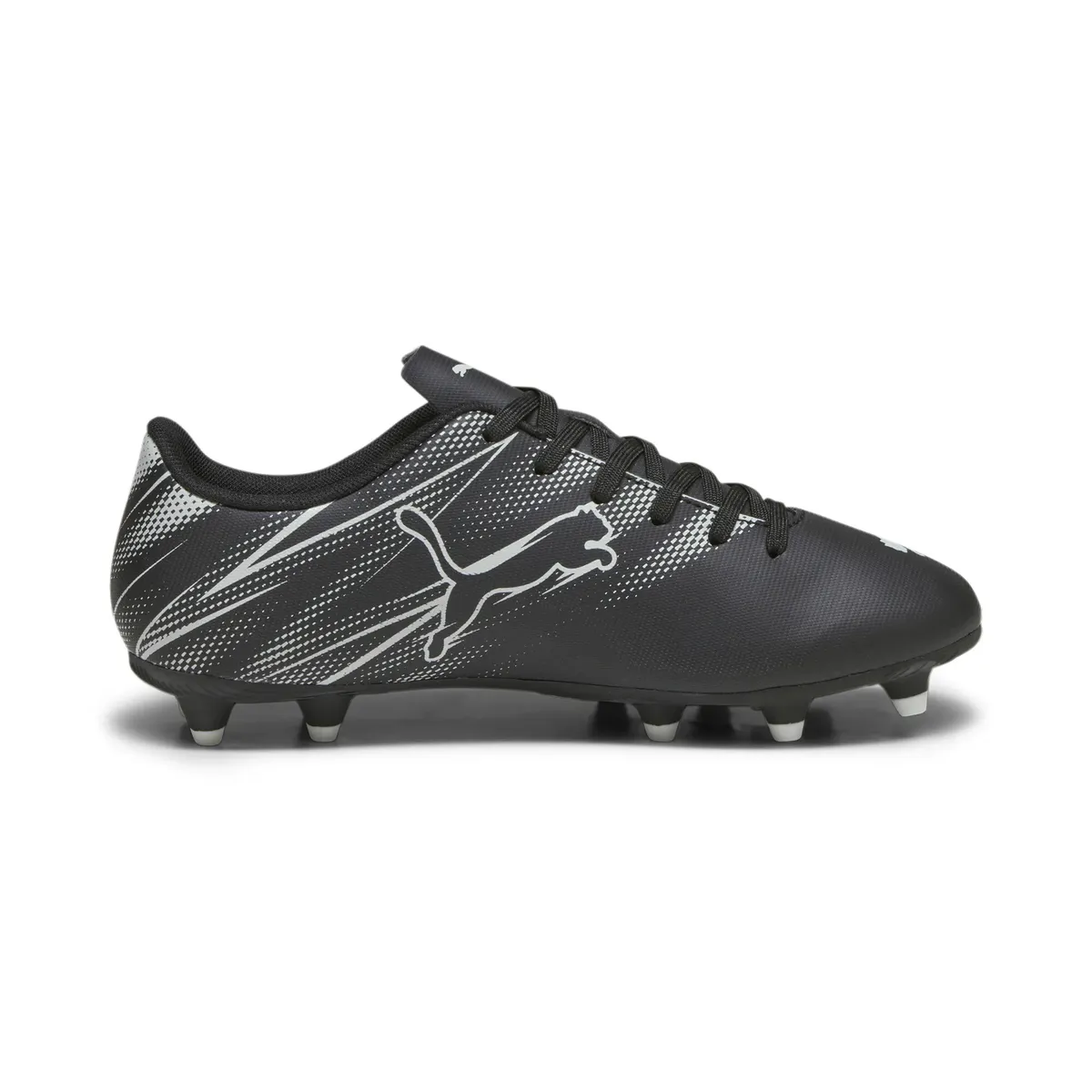 Футбольные кроссовки PUMA "ATTACANTO FG/AG JR", серебристый — фото 3