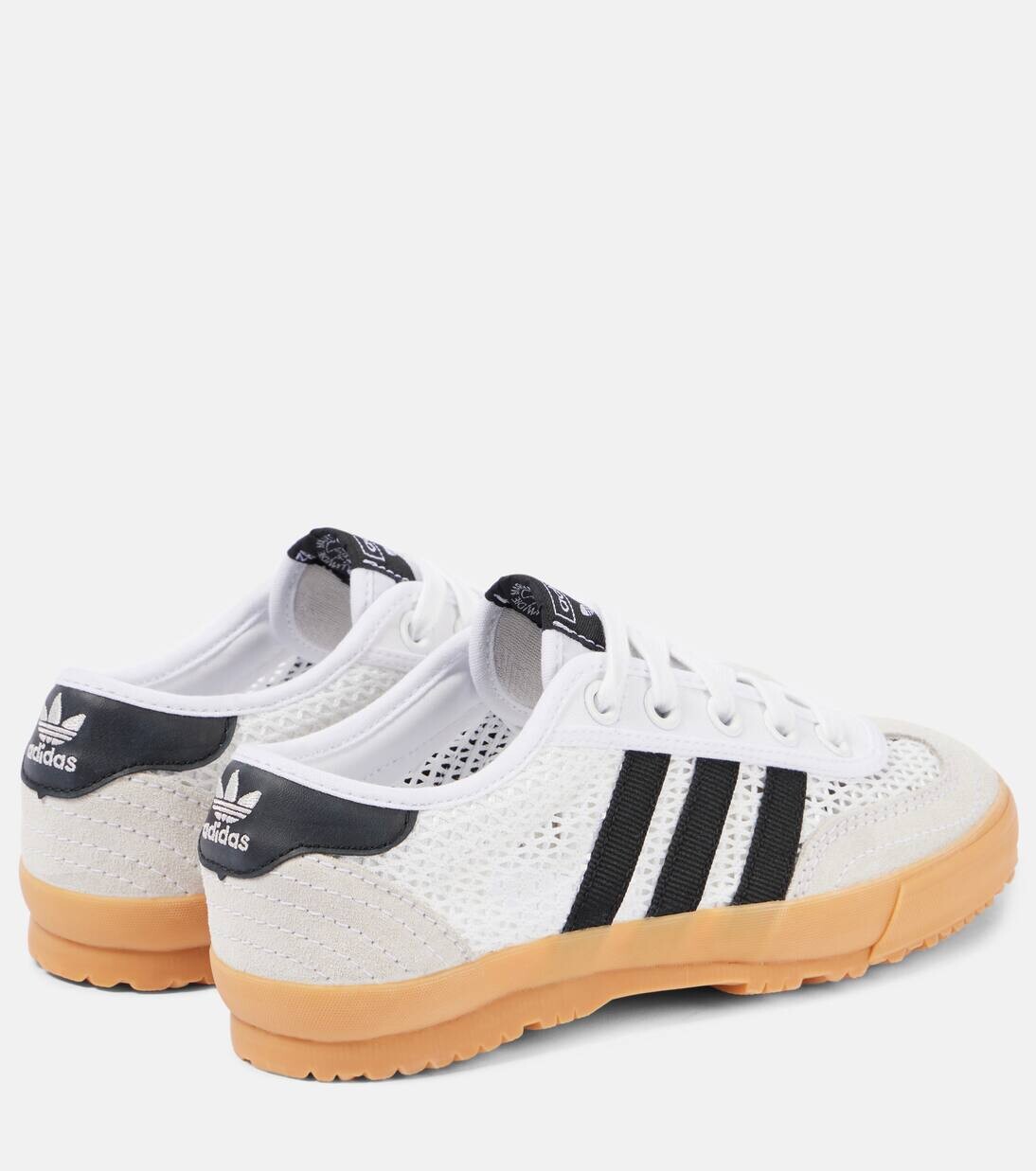 Туфли для настольного тенниса с замшевой отделкой Adidas, цвет ftwr white/core black/gum 1 — фото 2
