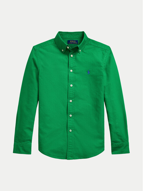 

Рубашка обычного кроя 323858909018 Polo Ralph Lauren, зеленый