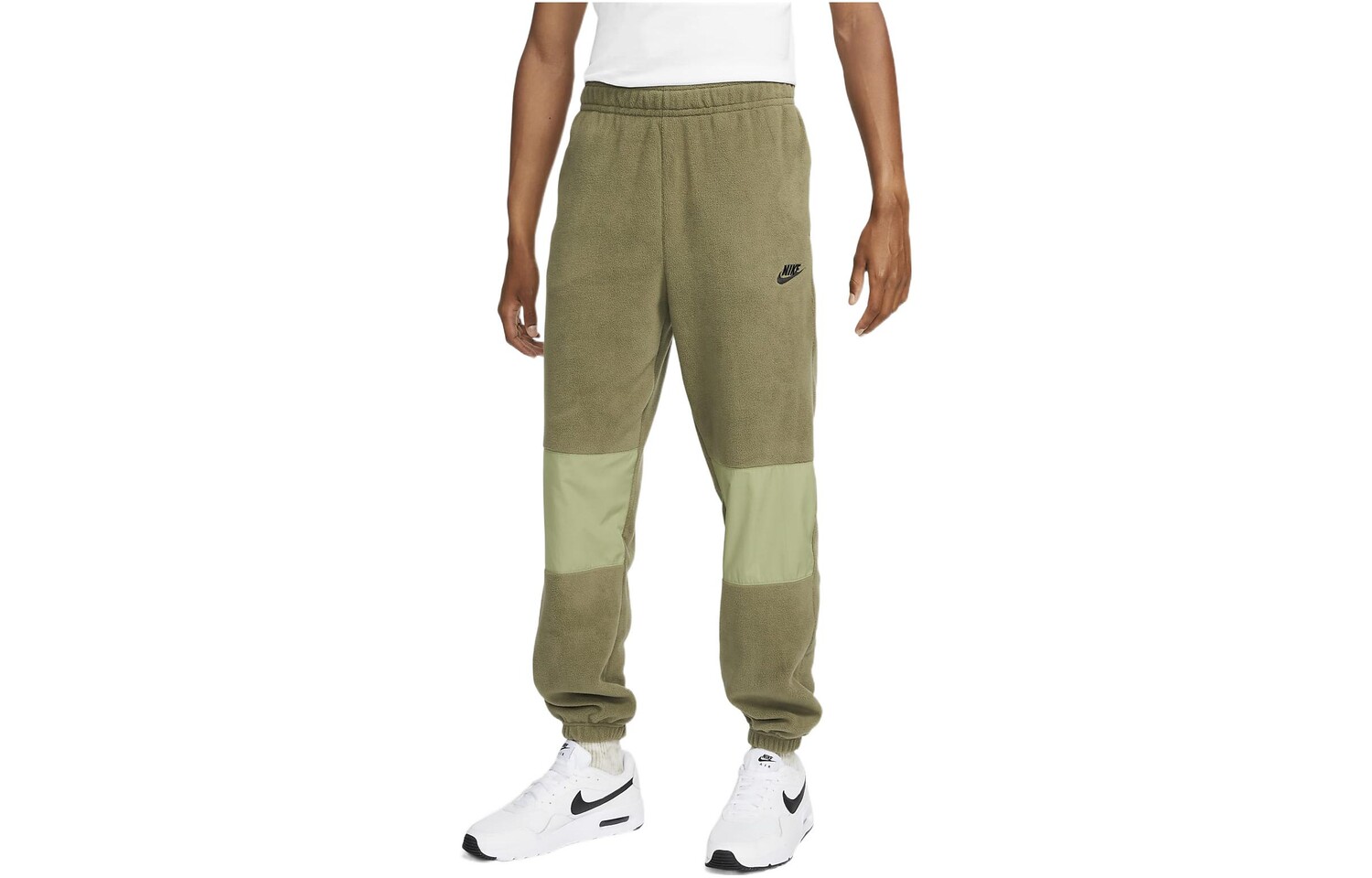 

Трикотажные спортивные штаны мужские оливковые Nike, оливковый