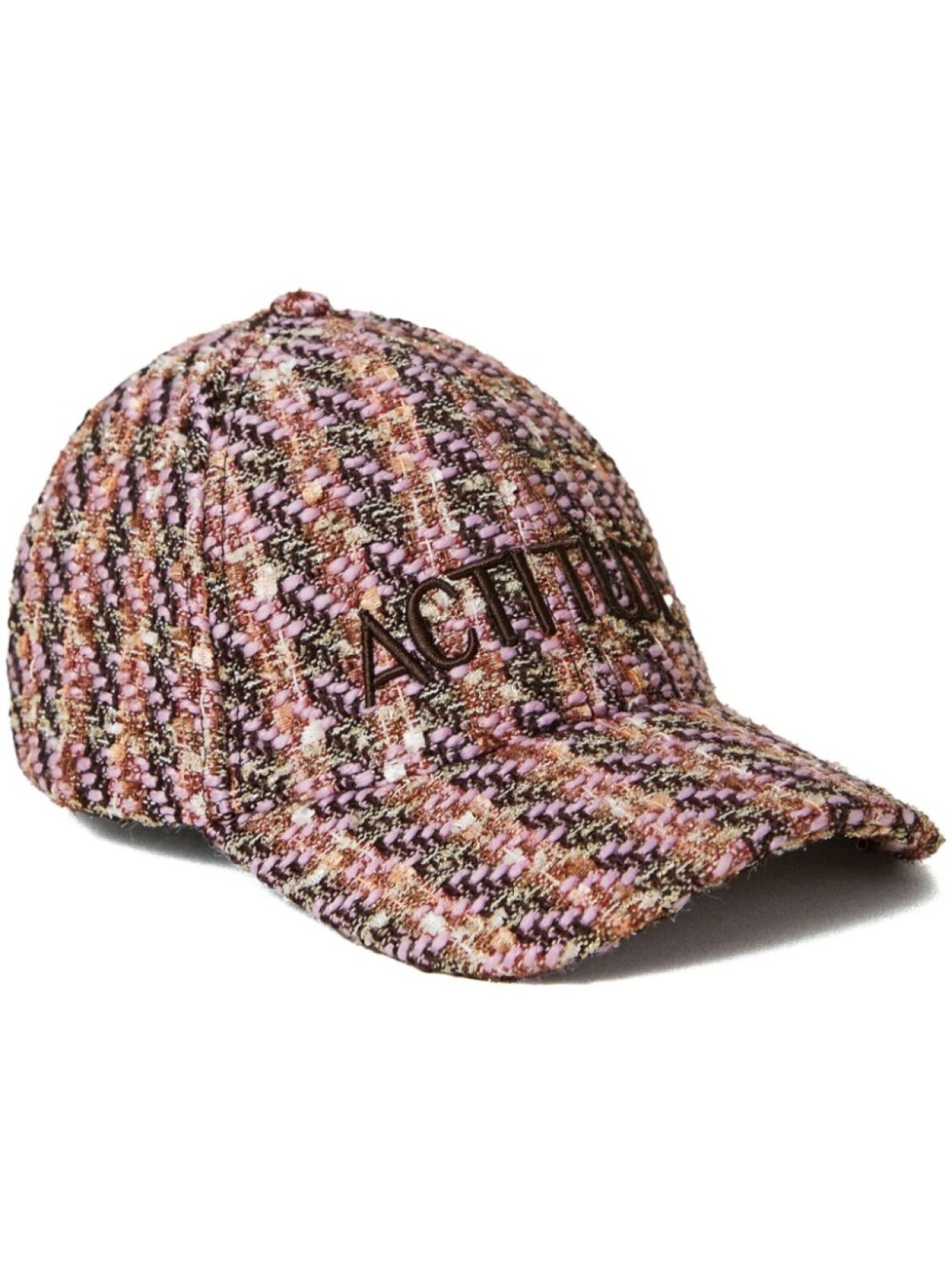 

Кепка из ткани букле TWINSET, розовый