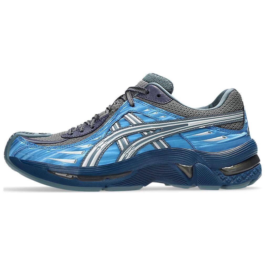 Кроссовки Kiko Kostadinov X Asics GEL-FLAMMAE Lifestyle Shoes Unisex Low-top Blue/grey/silver, синий/серый/серебряный
