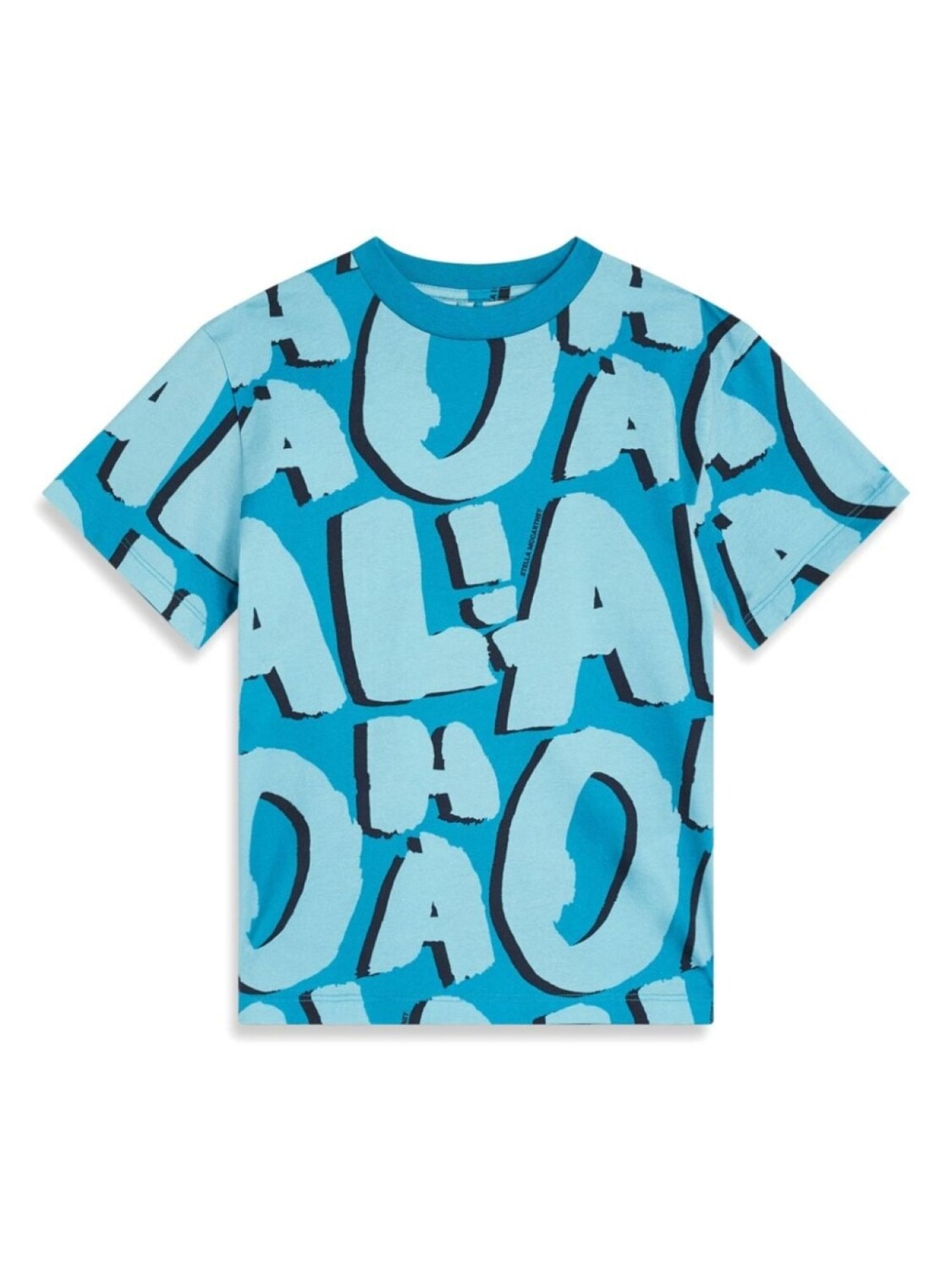 

Stella McCartney Kids футболка из органического хлопка с принтом, синий