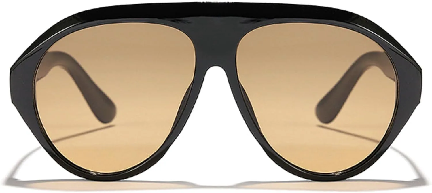 

Модные овальные солнцезащитные очки-пилот 2024 года для женщин и мужчин, ретро-очки с увеличенной оправой, трендовые модели, защита от ультрафиолета UV400 mincl, C4