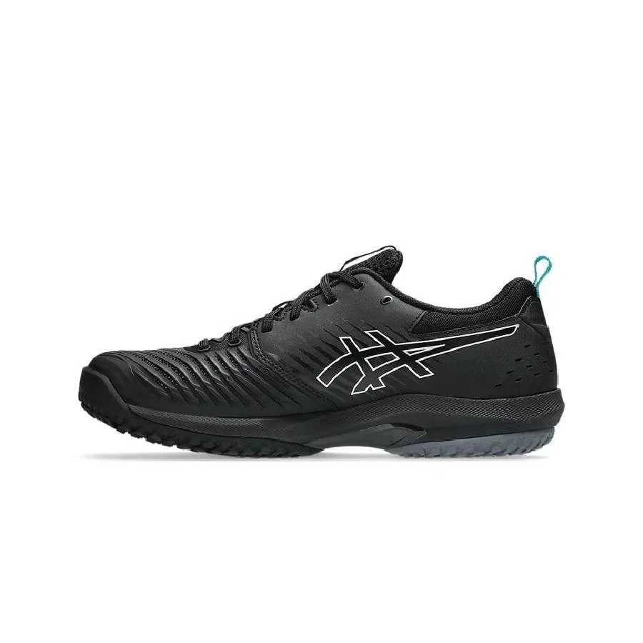 Мужские теннисные кроссовки «Prestige Neo OC» от ASICS, (001) Black/Pure Silver — фото 3