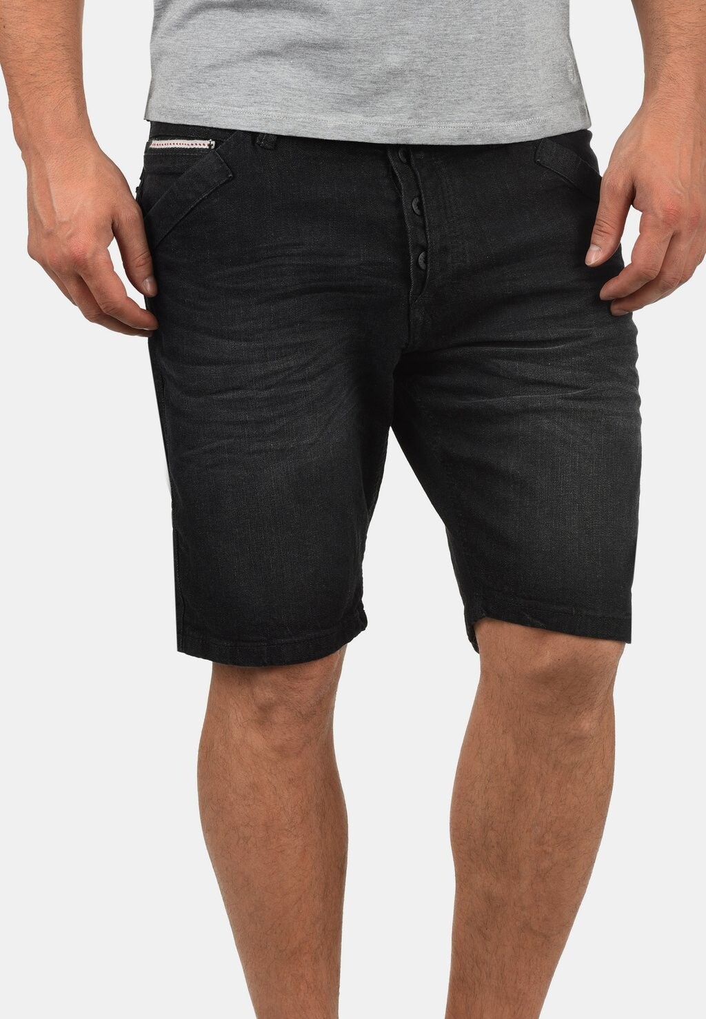 

Джинсовые шорты IDALESSIO INDICODE JEANS, цвет black
