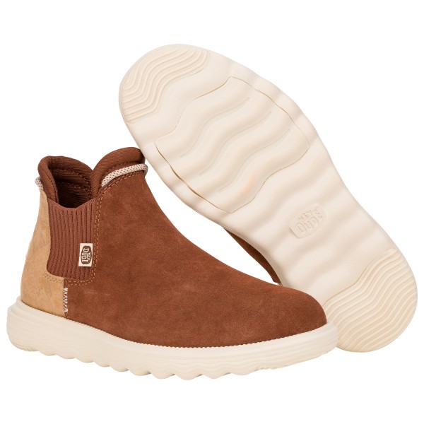 Женские замшевые ботинки Branson Suede Novelty - для отдыха Heydude, мультиколор — фото 4