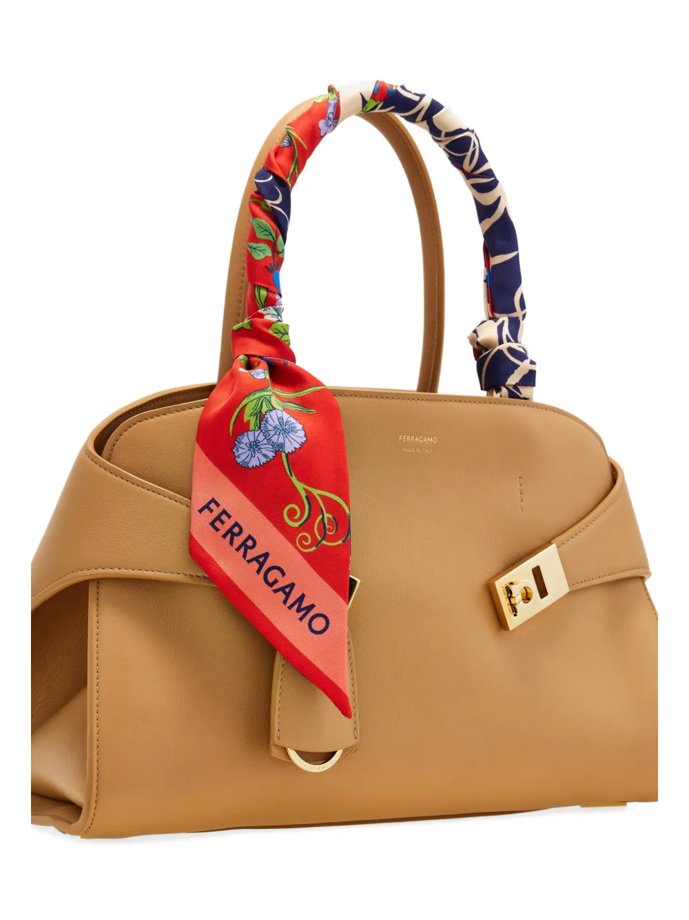 Повязка для волос с принтом Ferragamo, красный — фото 3