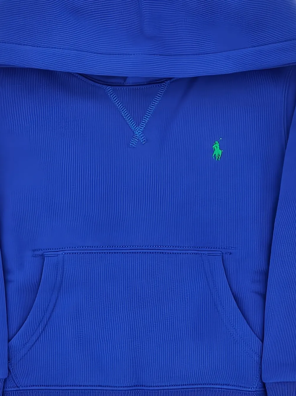 Худи с вышивкой в виде пони Polo Polo Ralph Lauren Kids, синий — фото 2