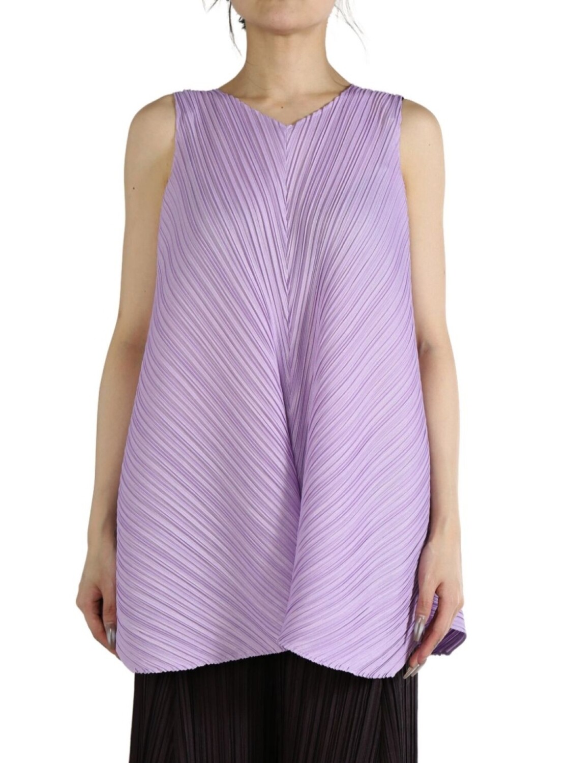 

Pleats Please Issey Miyake Туника Mellow Pleats, фиолетовый