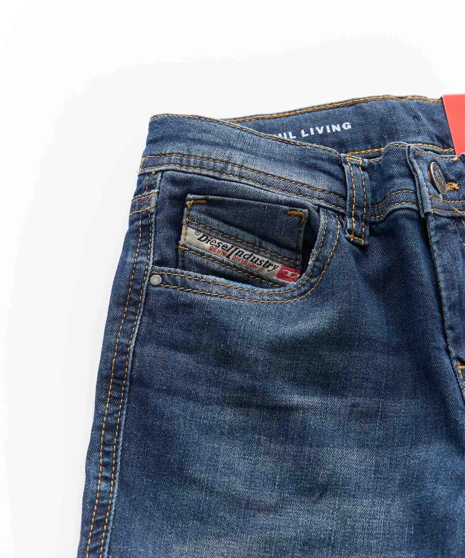 Детские и подростковые джинсовые брюки DIESEL — фото 4