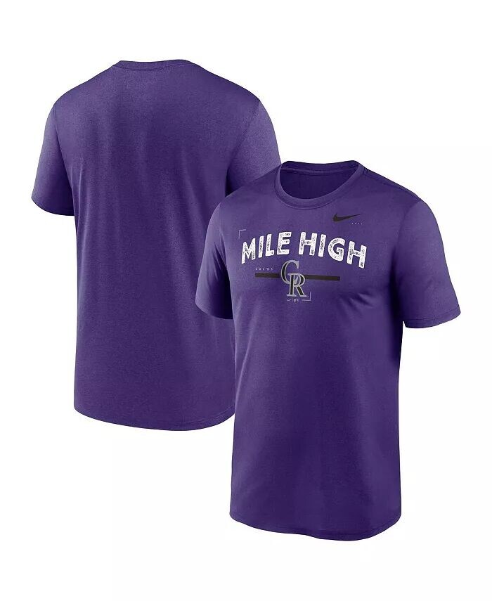 

Мужская фиолетовая футболка Colorado Rockies Local Legend Nike