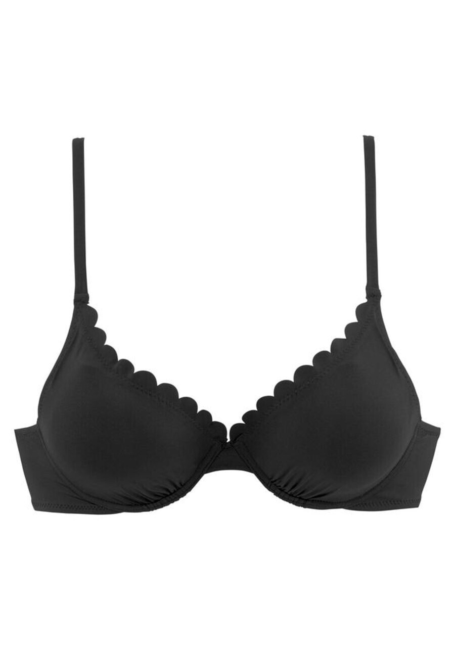 

Топ бикини LASCANA T-shirt Bikini Top, черный