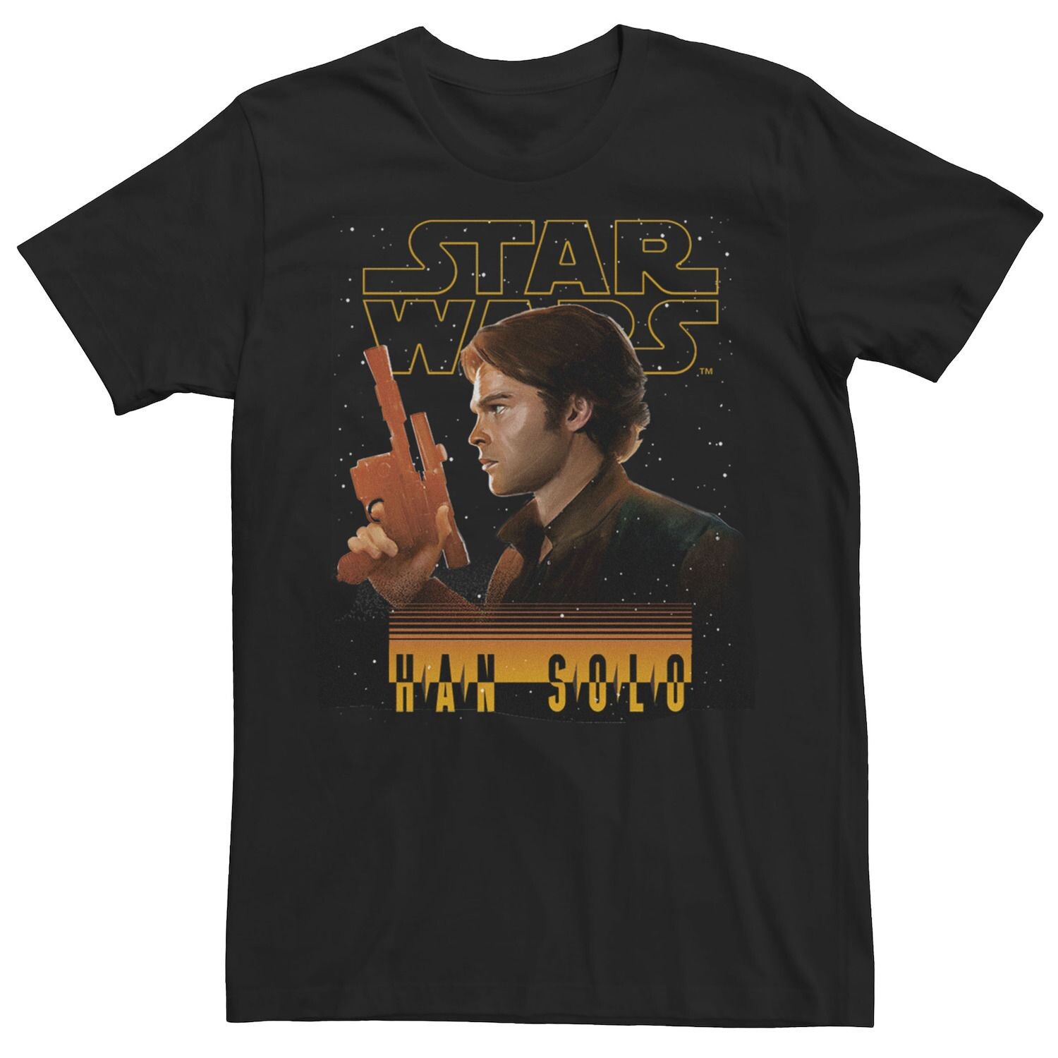 

Мужская футболка Han Solo Movie Hero с видом сбоку Star Wars
