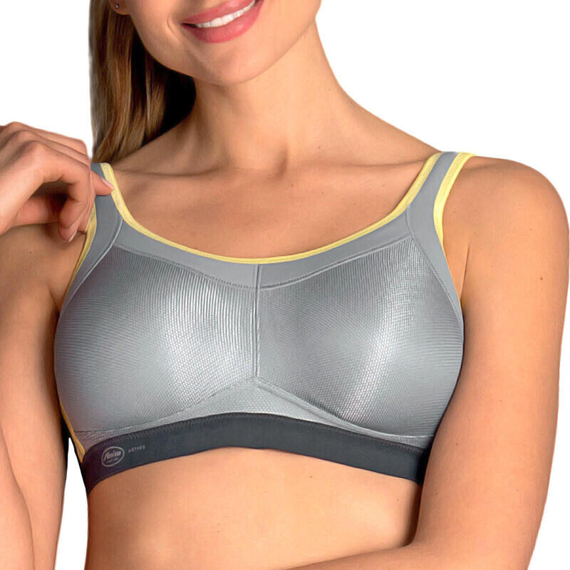 

Спортивный бюстгальтер Anita Active, цвет grau/säuregelb