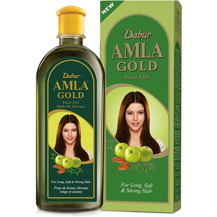 

Масло для волос Amla Gold, обогащенное амлой, миндалем и хной, 300 мл Dabur