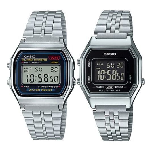 

Часы Casio Standard Classic Retro Digital Watch 'Silver Black', цвет silver