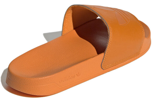 Тапочки originals adilette lite stylish cozy sports slippers orange Adidas, оранжевый — фото 4