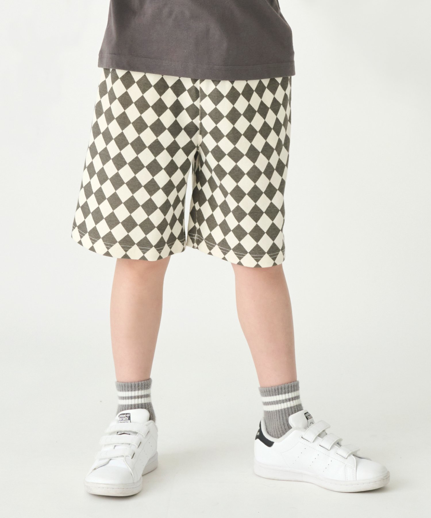 Шорты с принтом по всей поверхности Ever Closet, Flag Charcoal