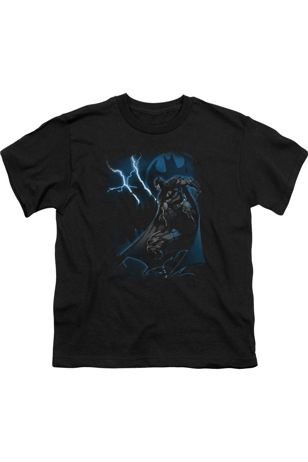 

Футболка с коротким рукавом Batman "Удар молнии" для детей Gildan, черный