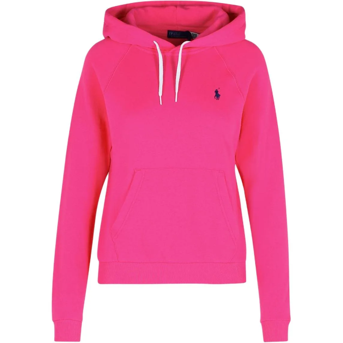 Худи из флиса Shrunken Fit Polo Ralph Lauren, bright розовый