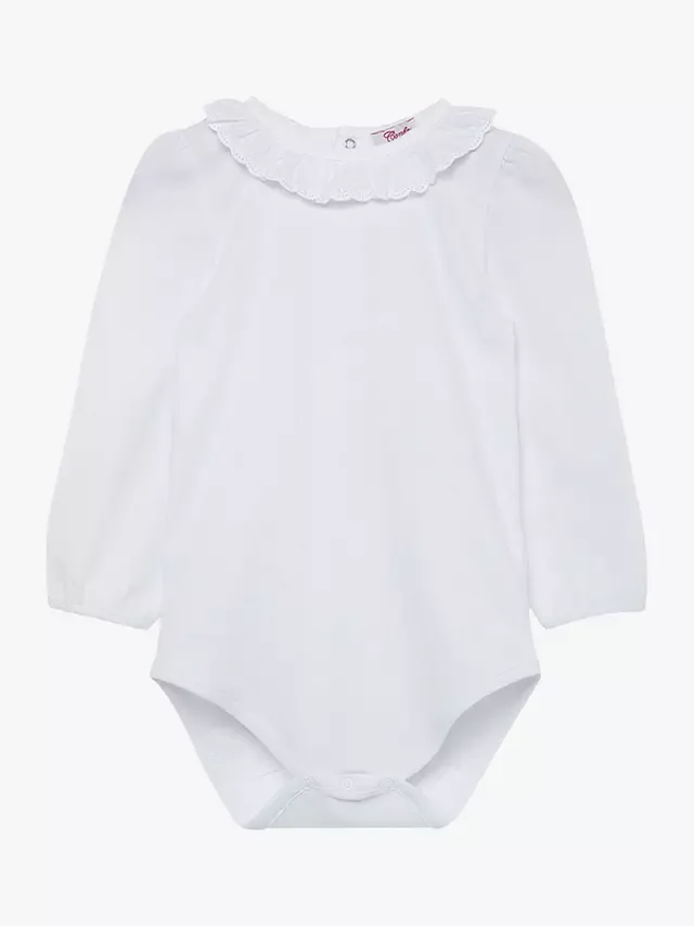 Детский боди Laura Anglaise, белый Trotters