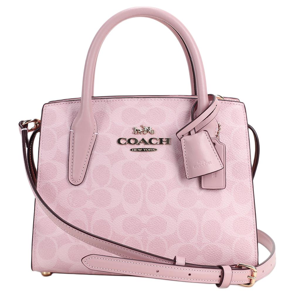 

COACH Сумка Andrea Artificial Leather Lady Dior, сумка через плечо, кроссбоди, маленькая женская сумка розовая