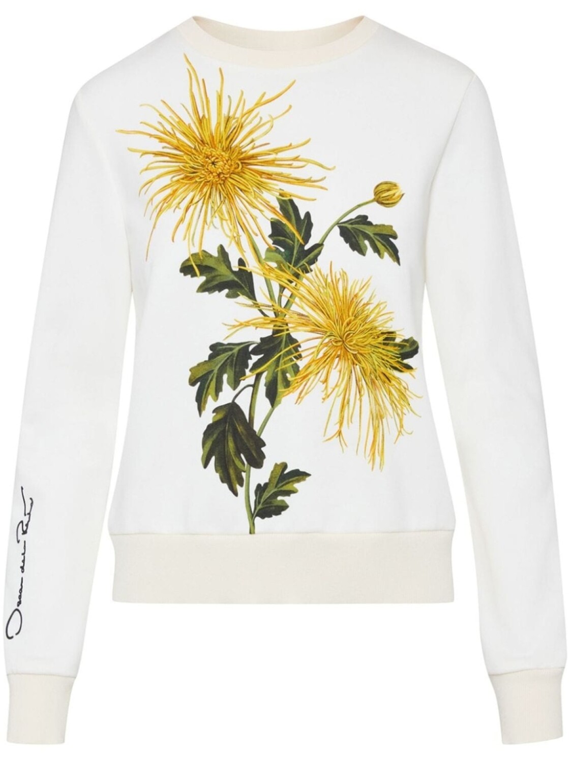 

Oscar de la Renta толстовка Chrysanthemum, желтый